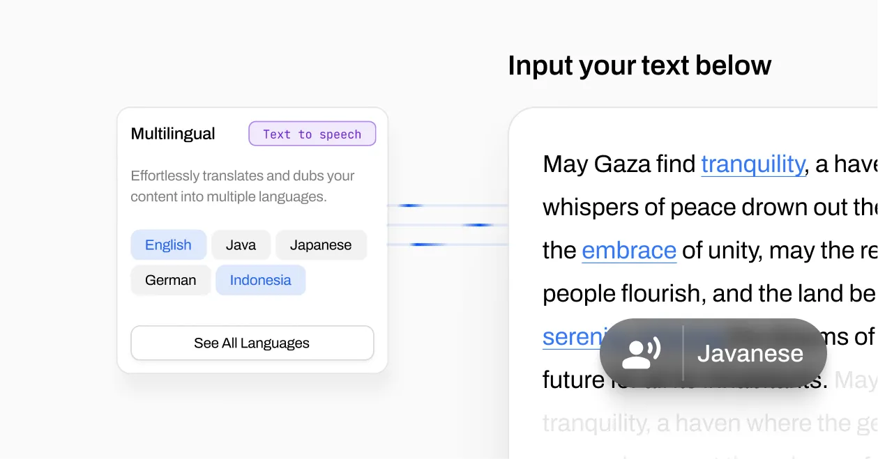 AI Voice Generator Product Features Image 2